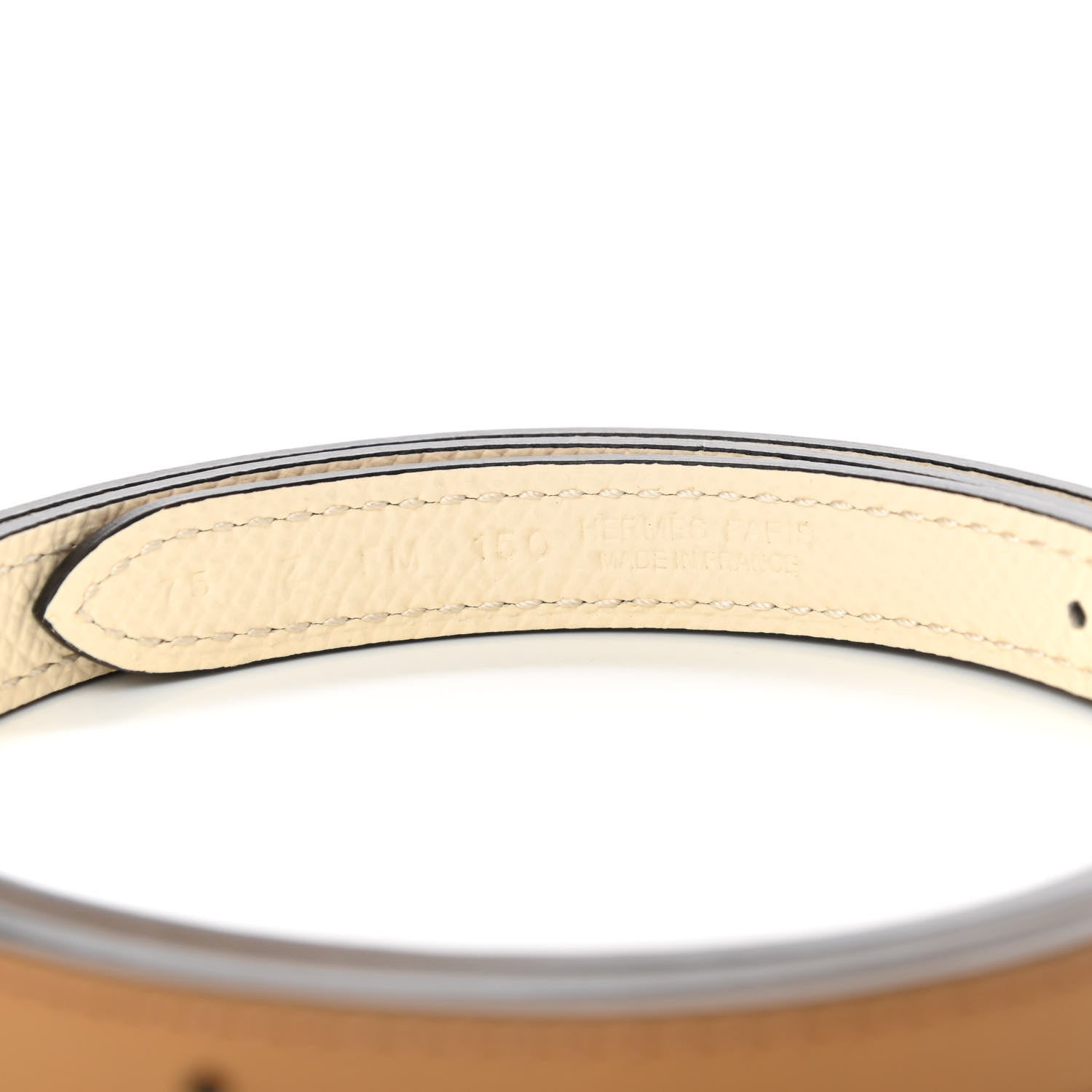 Hermes Swift Epsom 13mm Belt Strap 75 Nata Biscuit 3 of 6