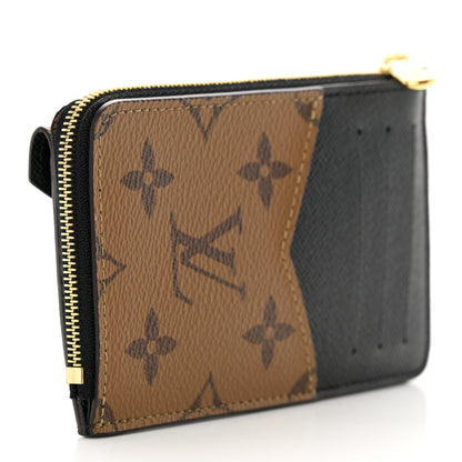 Louis Vuitton LOUIS VUITTON Reverse Monogram Recto Verso Card Holder Brown 3 of 8