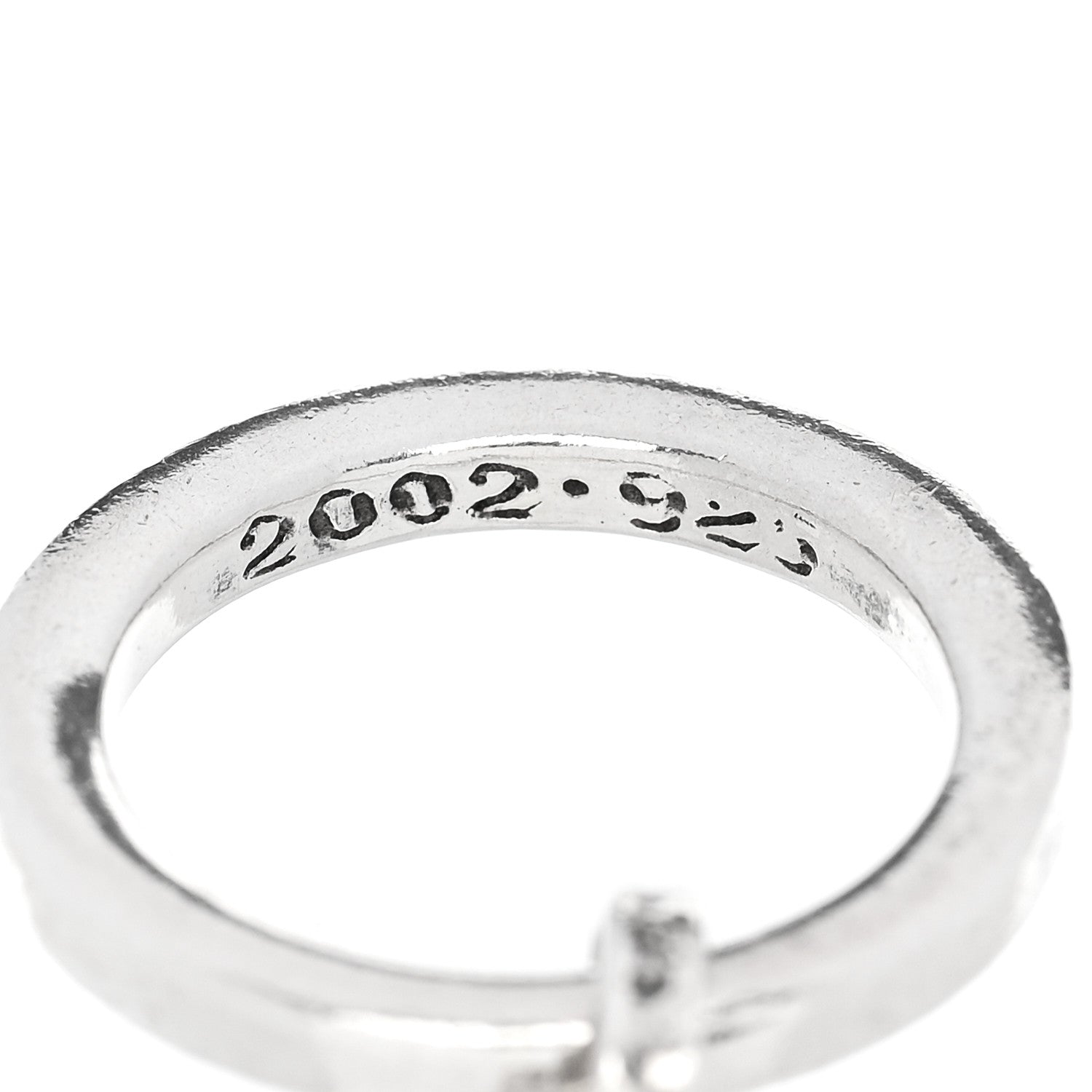 Chrome Hearts Sterling Silver Cross Celtic Charm Ring 51 5.75 4 of 5