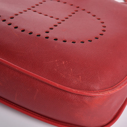 Hermes Courchevel Evelyne GM Rouge Vif 11 of 13