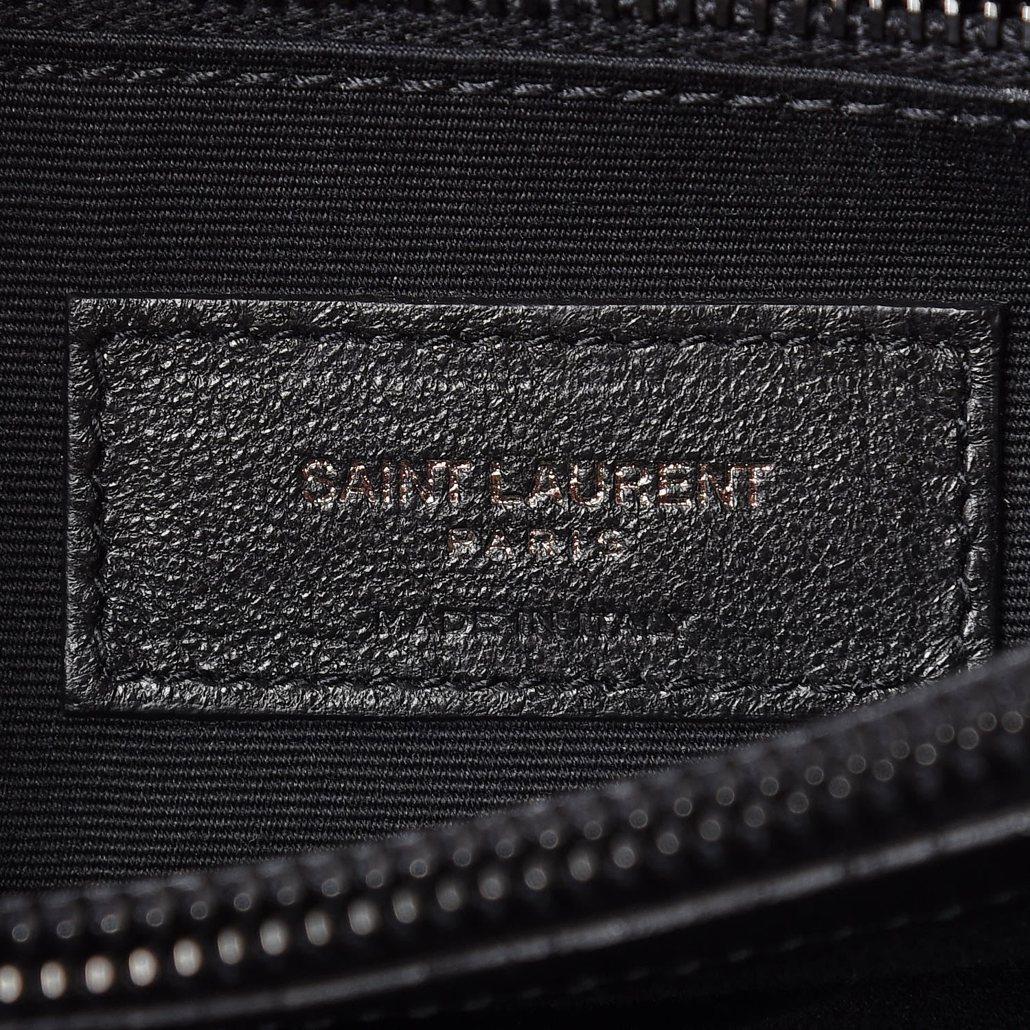 Saint Laurent Calfskin Y Quilted Monogram Medium Loulou Chain Satchel Black 7 of 10