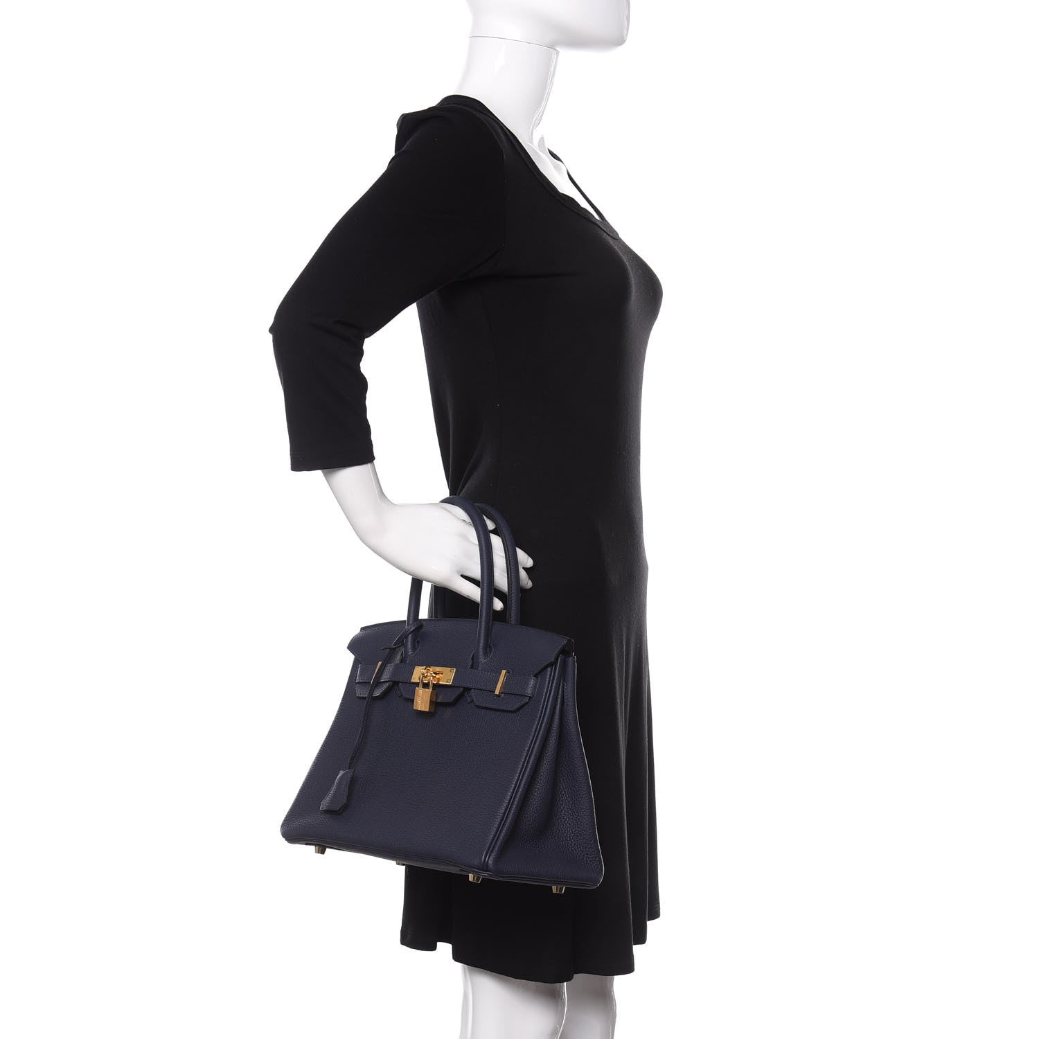 Hermes Togo Birkin 30 Bleu Nuit 2 of 11