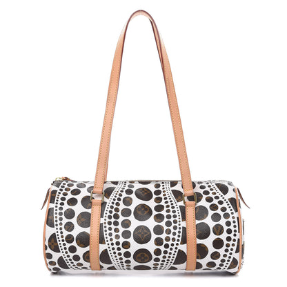 Louis Vuitton Monogram Kusama Pumpkin Dots Papillon 30 White 1 of 14