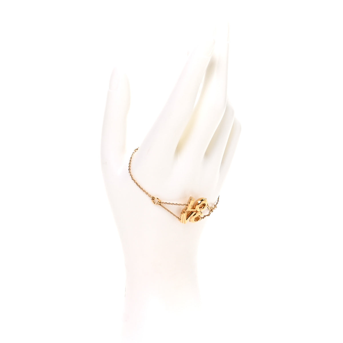 Louis Vuitton Brass LV & Me Love Bracelet Gold 2 of 5