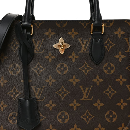 Louis Vuitton Monogram Flower Tote Black 7 of 9