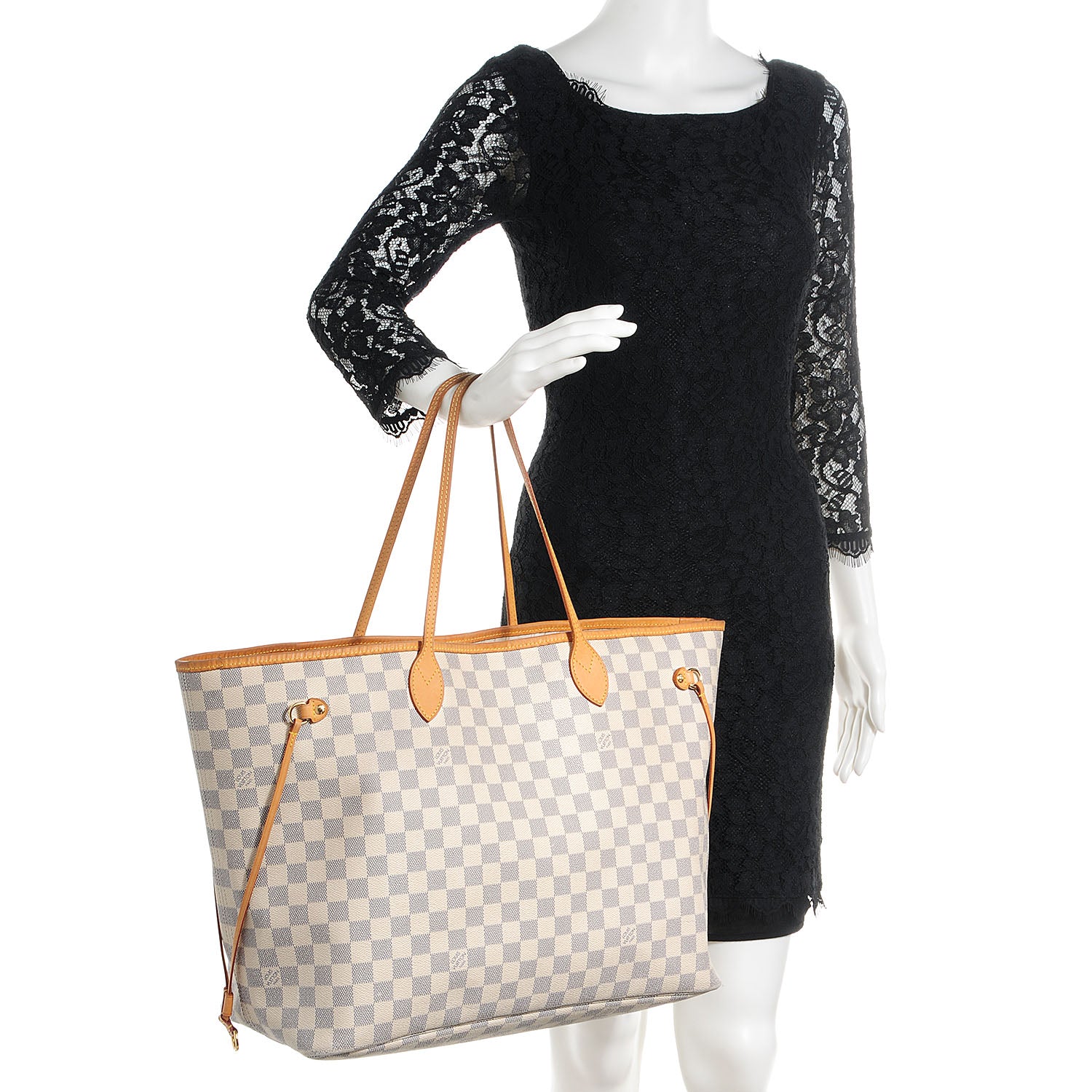 Louis Vuitton Damier Azur Neverfull GM 2 of 7