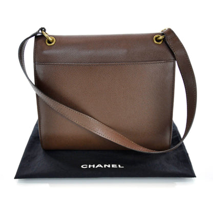 Chanel Caviar Flap Bag Brown 3 of 12