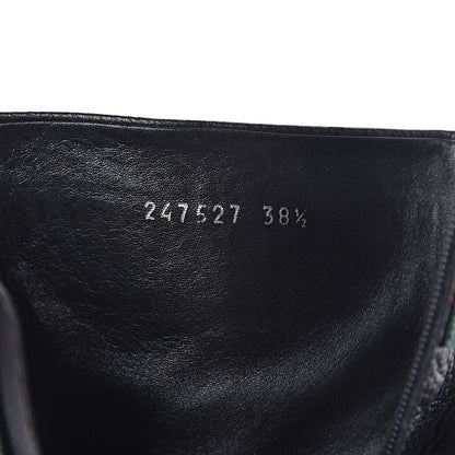 Gucci Calfskin Web Libeccio Boots 38.5 Black 8 of 9