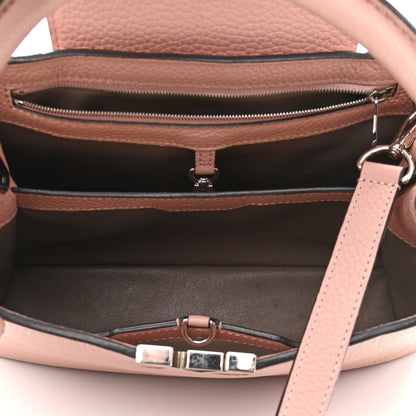 Louis Vuitton Taurillon Capucines PM Magnolia 5 of 12