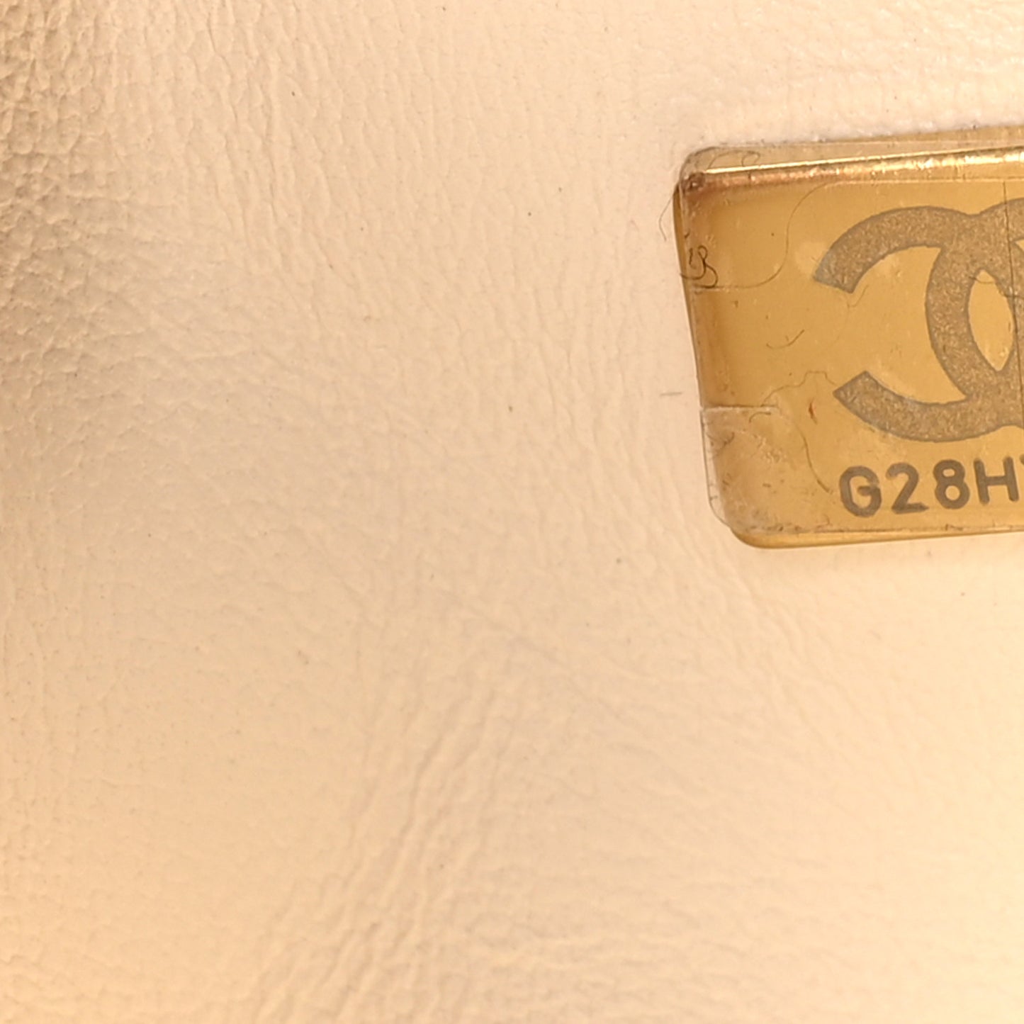 Aged Calfskin Quilted 2.55 Reissue Mini Flap White