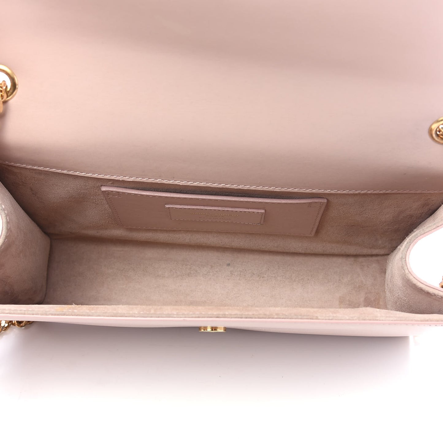 Smooth Calfskin Medium Classic Monogram Kate Tassel Satchel Pink
