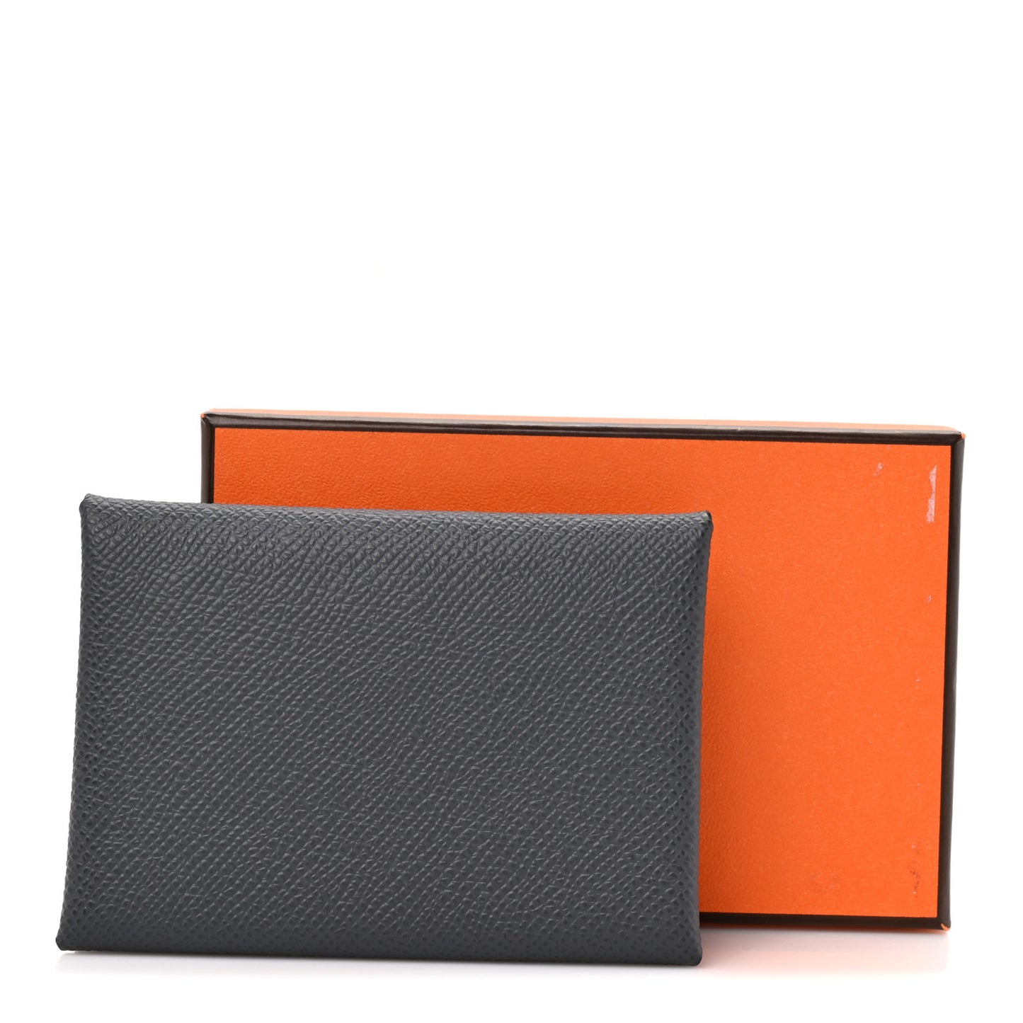 Epsom Calvi Duo Card Case Ardoise