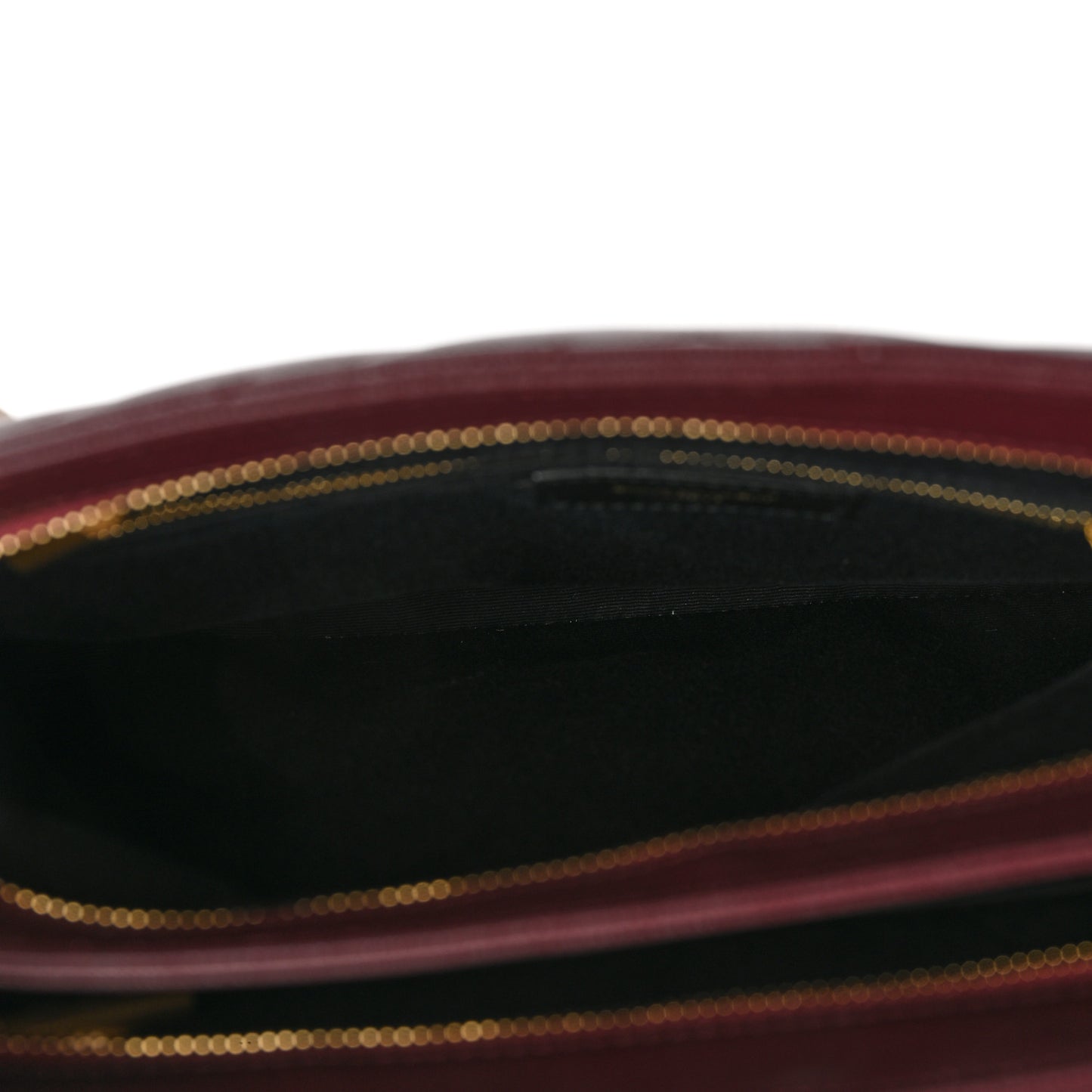 Grain de Poudre Matelasse Chevron Small Tribeca Shopping Bag Rouge Legoin