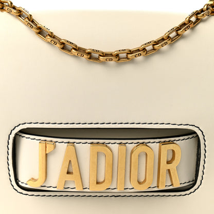 Christian Dior Calfskin J'Adior Chain Flap Bag Off White 7 of 10
