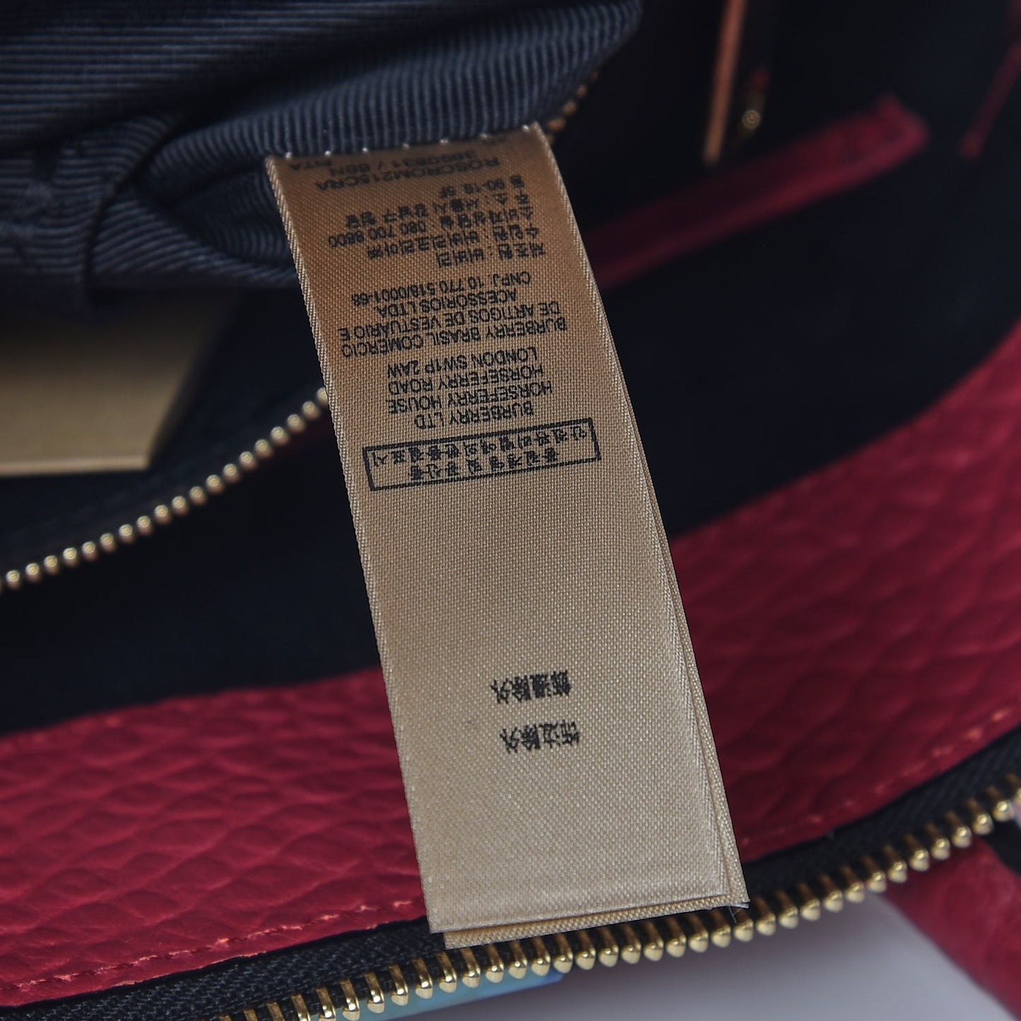 Heritage Grain Check Embossed Medium Dewsbury Tote Peony Rose