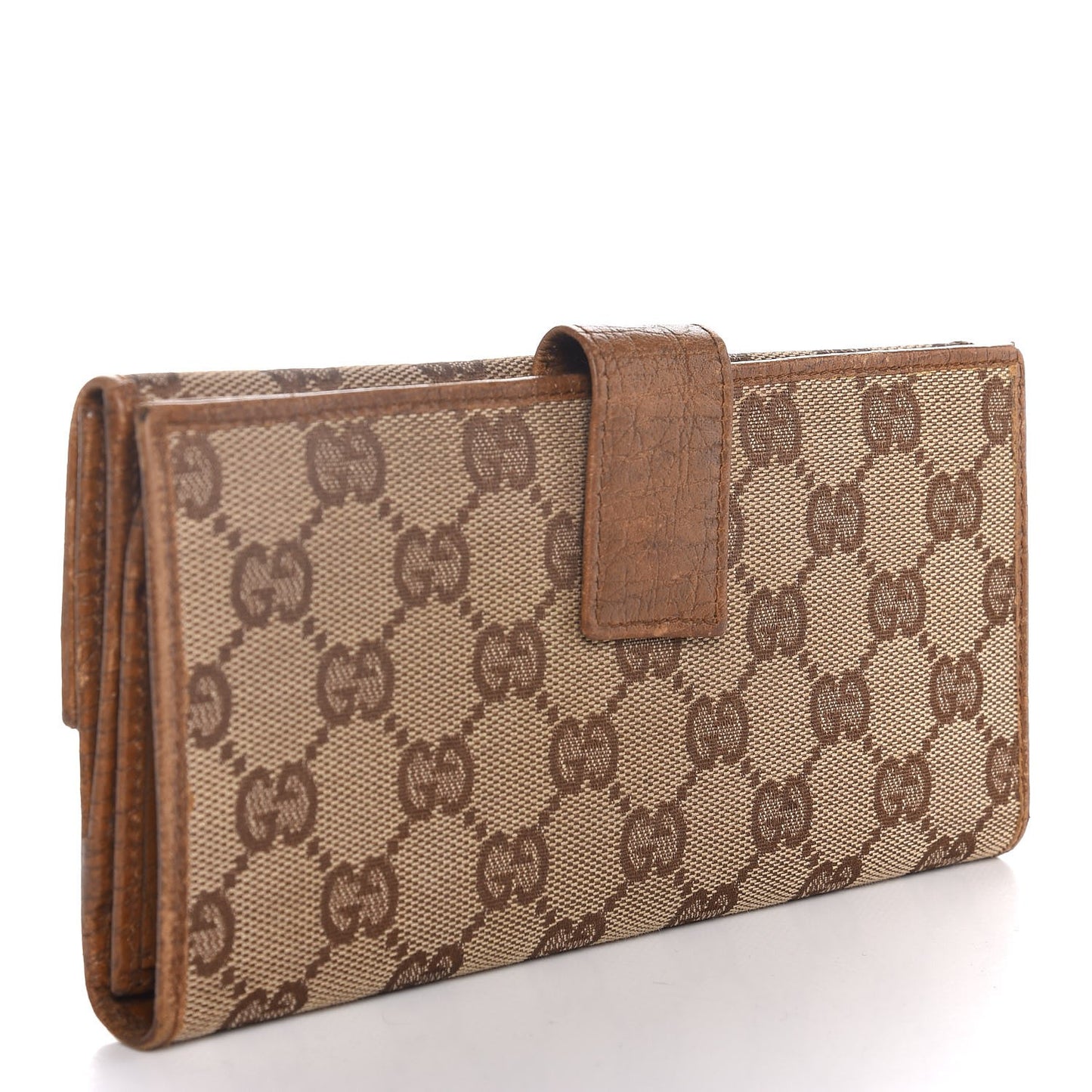 Monogram Bamboo Wallet Brown