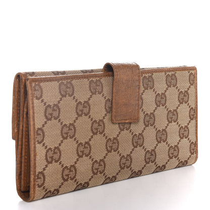 Gucci Monogram Bamboo Wallet Brown 3 of 13