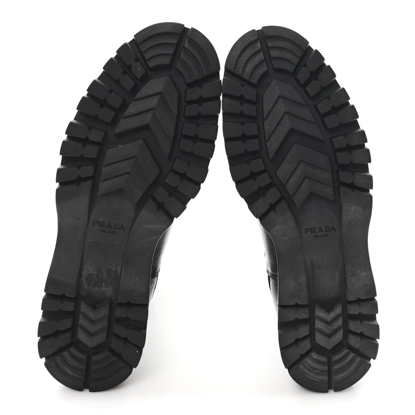 Calfskin Double Buckle Combat Boots 37 Black