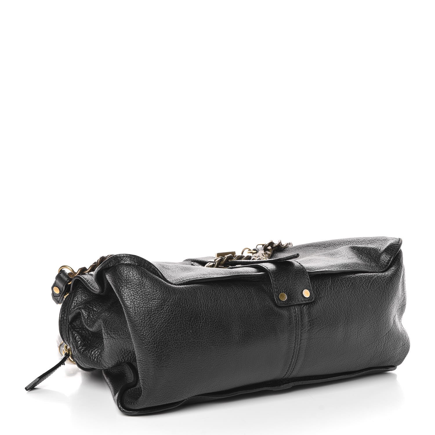 Burberry Grainy Calfskin Creighton Satchel Black 4 of 10