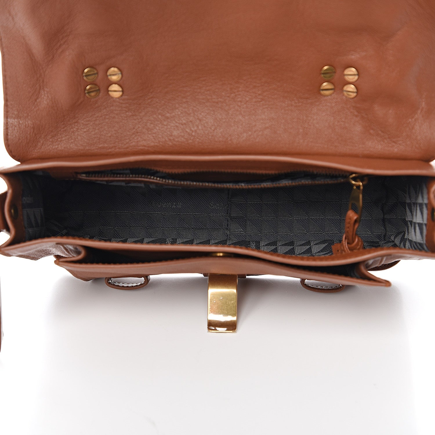 Proenza Schouler Lambskin Tiny PS1 Satchel Saddle 4 of 10