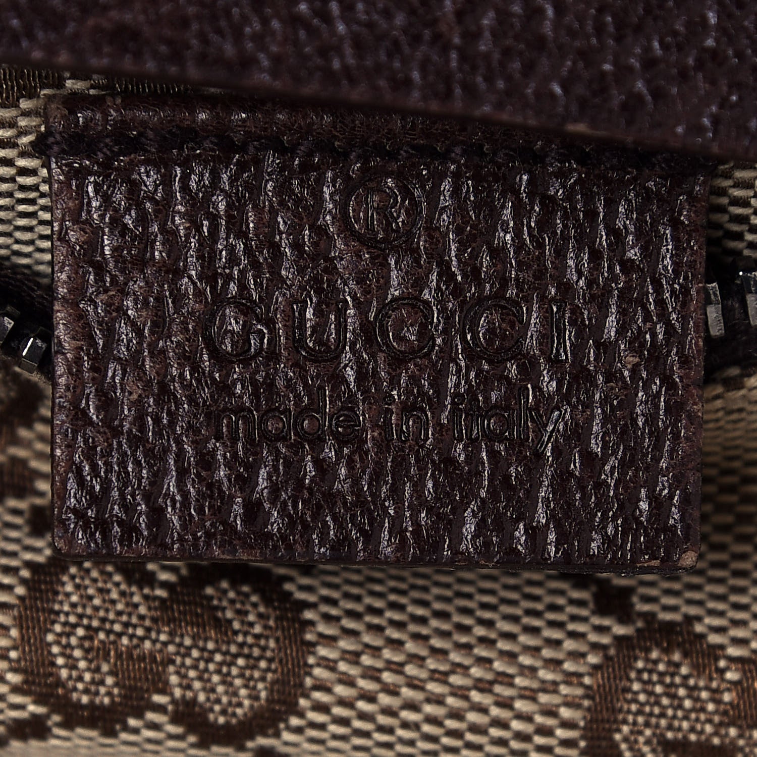 Gucci GG Monogram Web Double Pocket Belt Bag Dark Brown 5 of 11