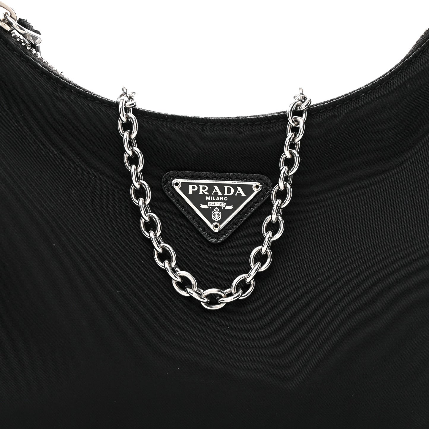 Re-Nylon Saffiano Re-Edition 2005 Shoulder Bag Black