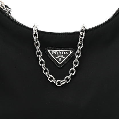 Prada Re-Nylon Saffiano Re-Edition 2005 Shoulder Bag Black 9 of 13