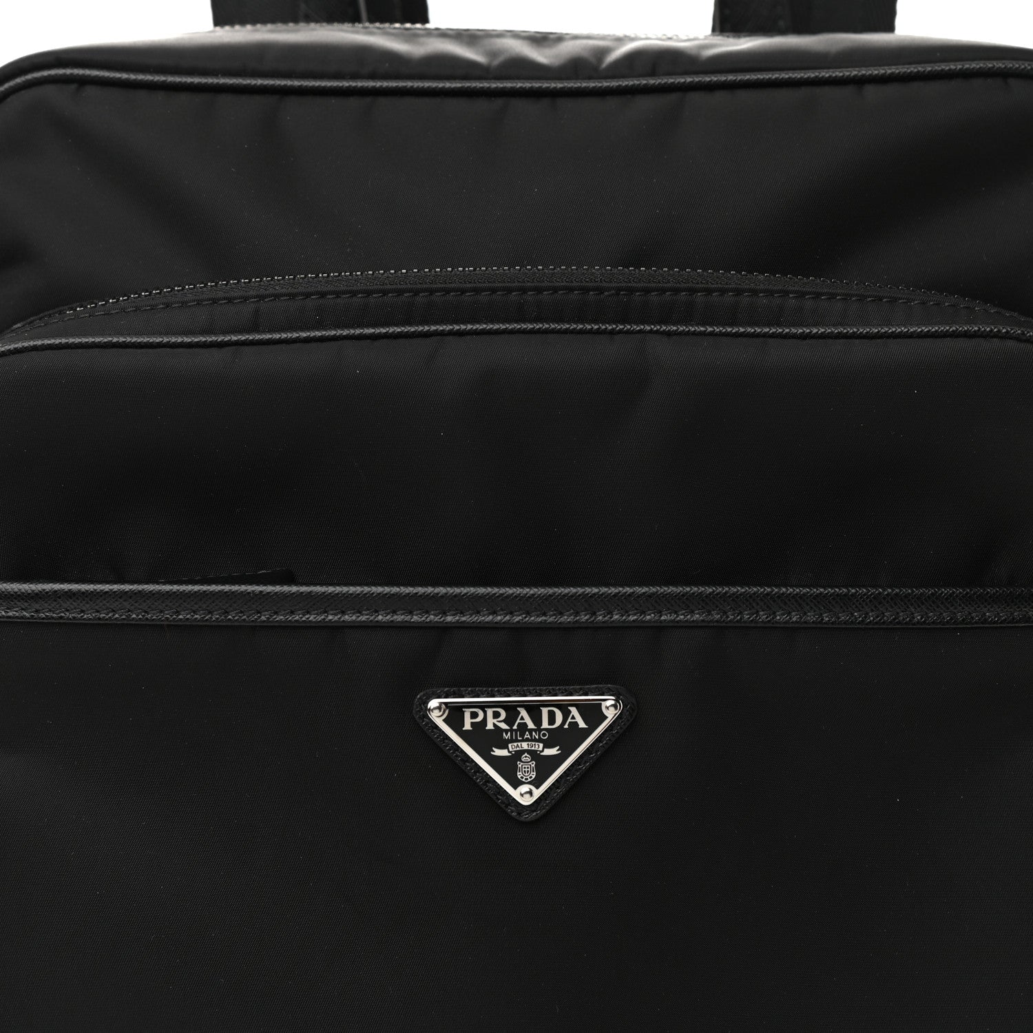 Prada Re-Nylon Saffiano Mens Backpack Black 8 of 10
