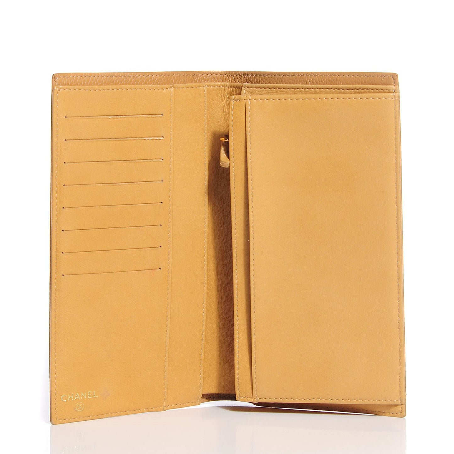 Caviar Timeless CC Yen Wallet Beige