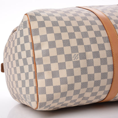 Louis Vuitton Damier Azur Keepall 50 8 of 17