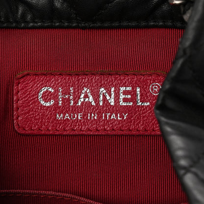 Chanel Aged Calfskin Quilted Small Gabrielle Backpack Black 6 of 11
