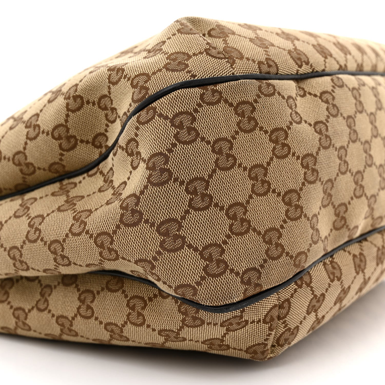 Gucci Monogram Large New Ladies Web Hobo Dark Brown 9 of 12