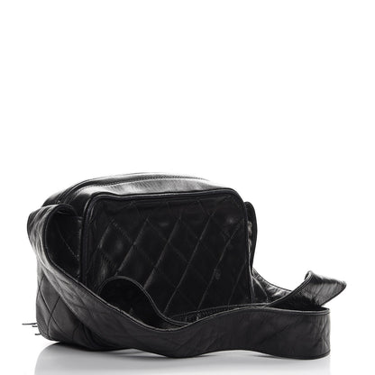 Chanel Lambskin Quilted Tassel Camera Case Black 3 of 14