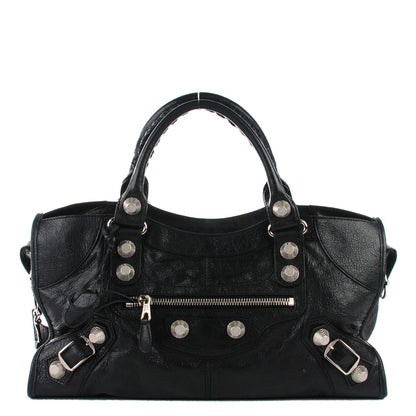 Balenciaga Agneau Giant 21 Silver Hardware Part Time Black 1 of 12