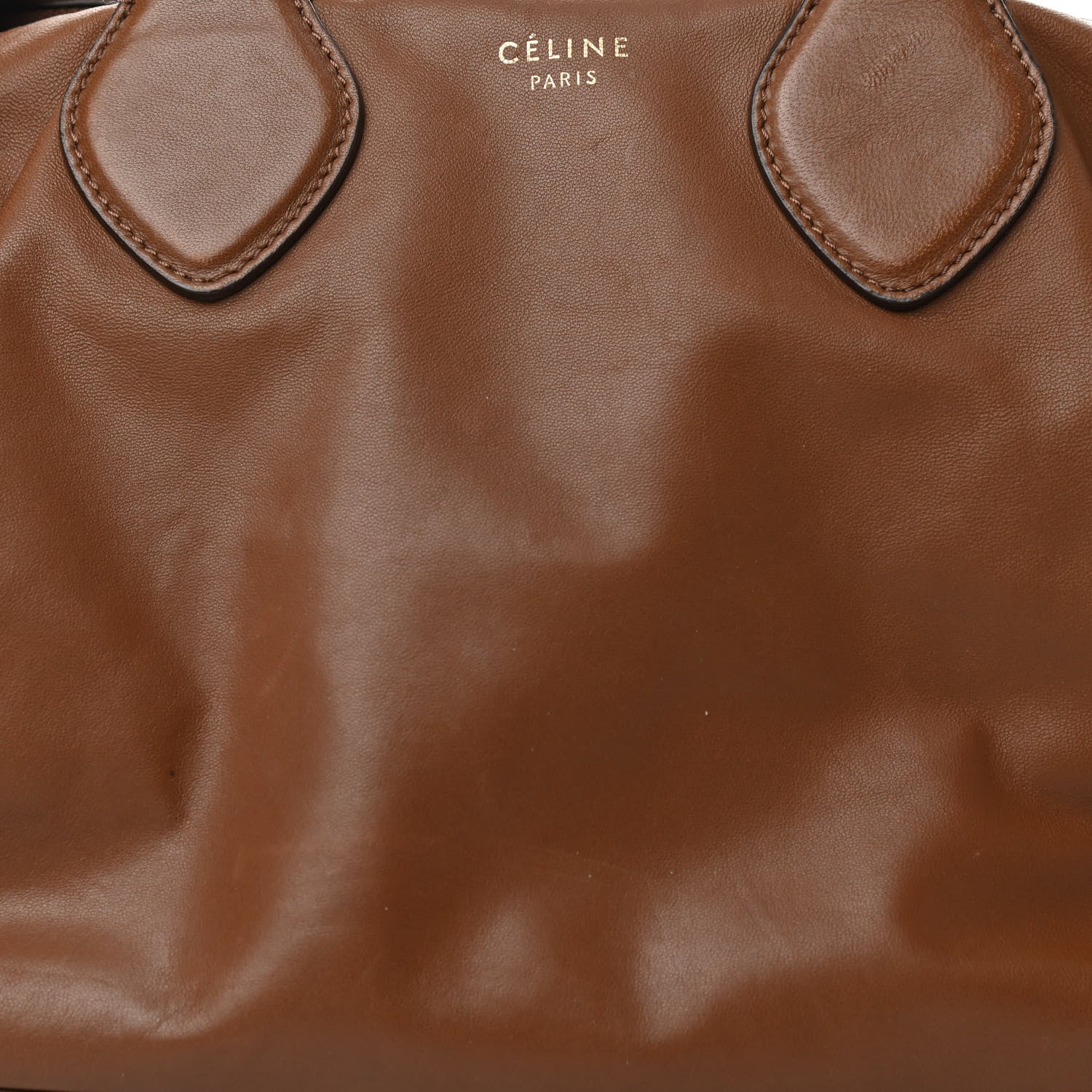 Celine Smooth Calfskin Small Triptyque Satchel Brown 8 of 13