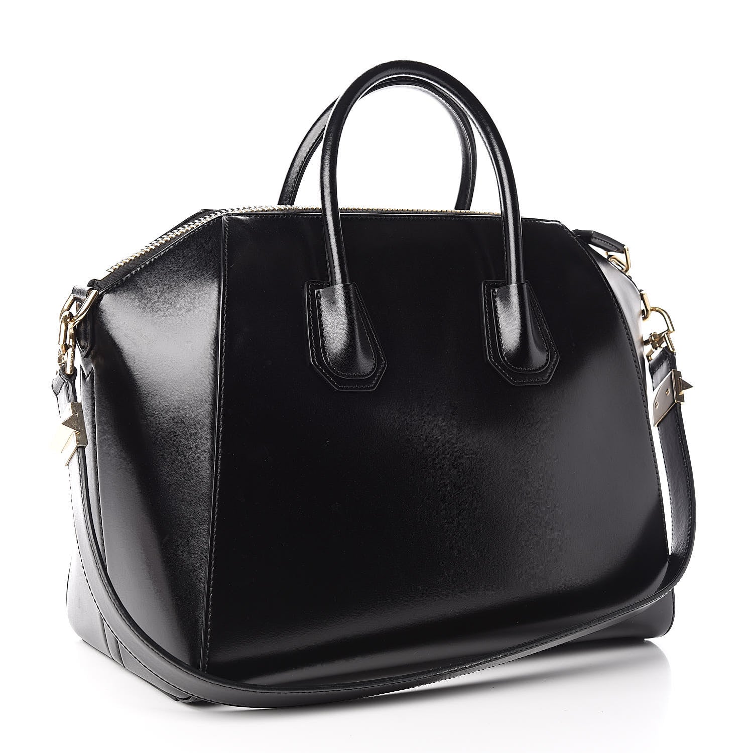 Givenchy Shiny Lord Calfskin Medium Antigona Black 3 of 10