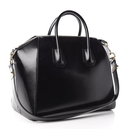Givenchy Shiny Lord Calfskin Medium Antigona Black 3 of 10