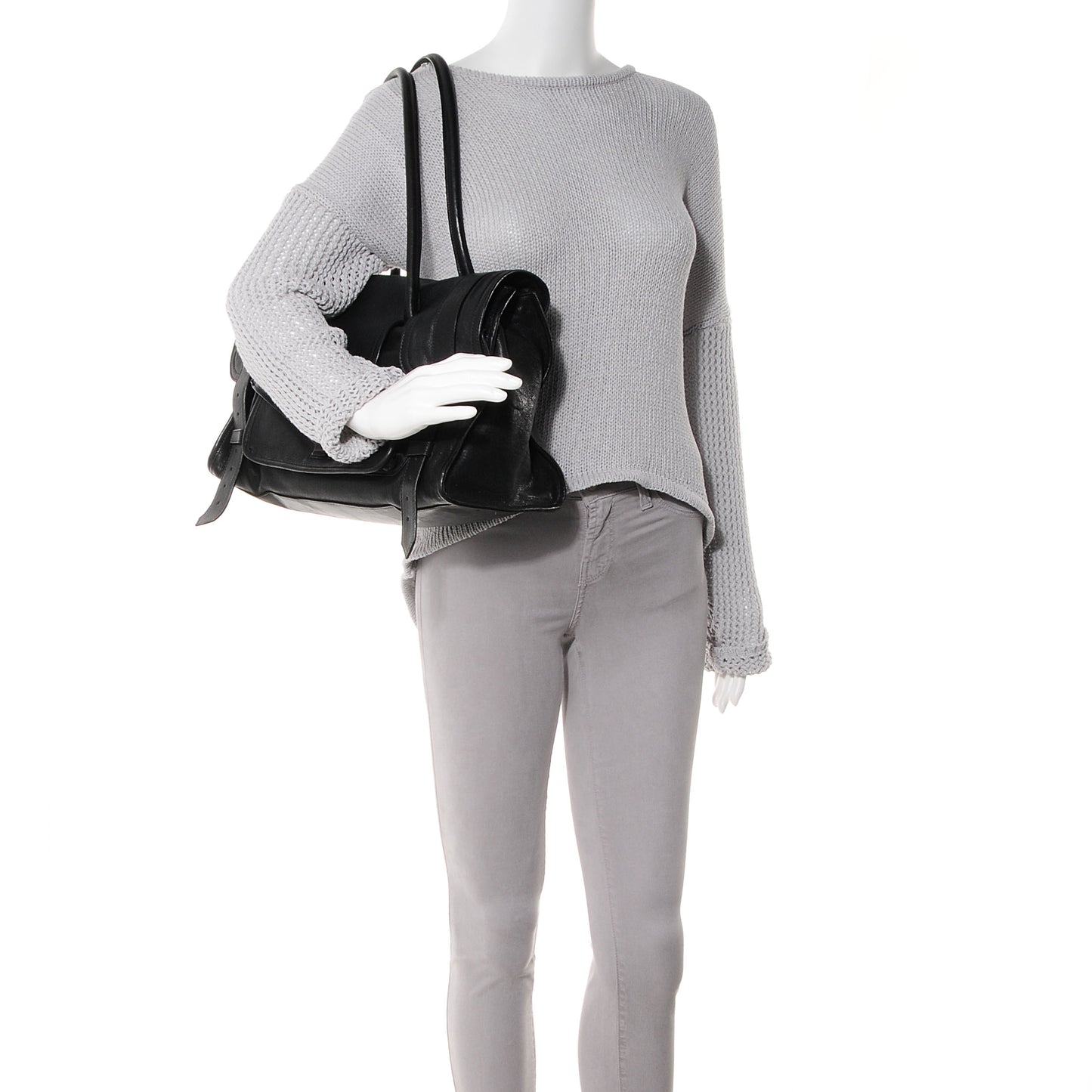 Leather PS1 Small Keep All Black