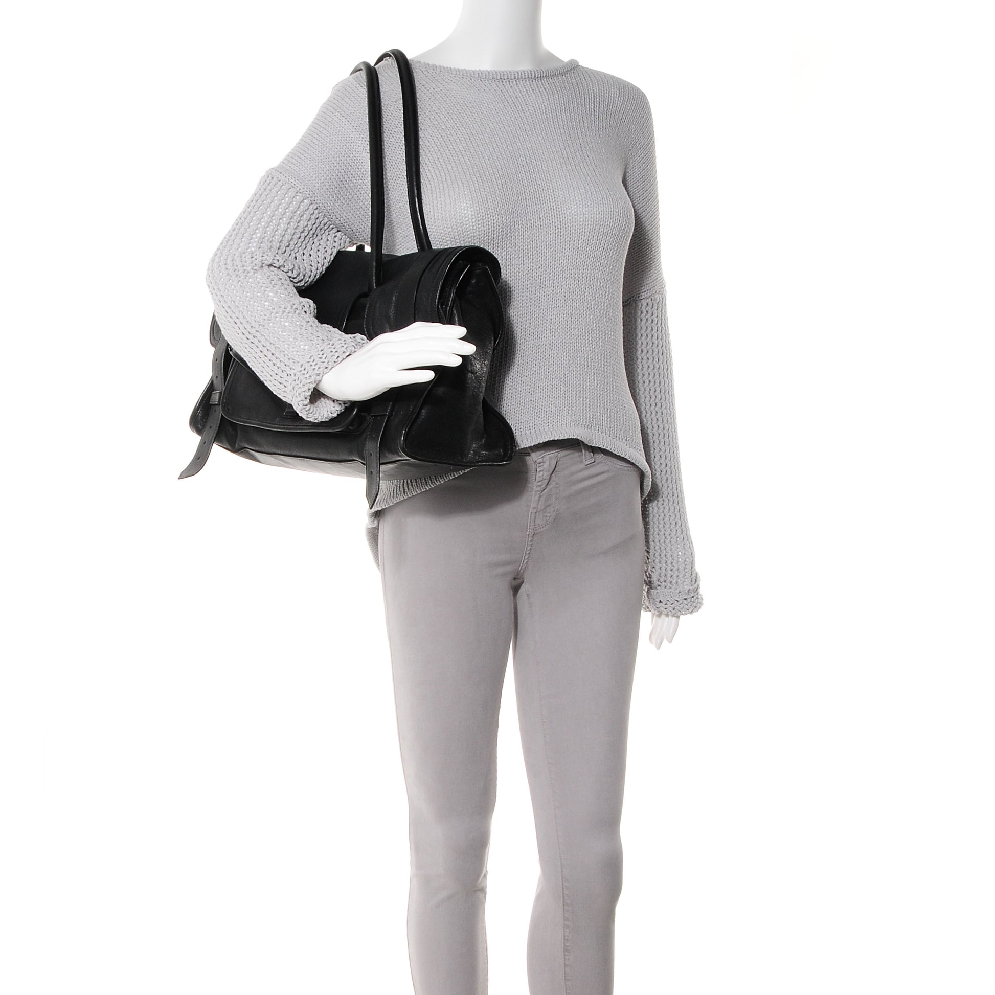 Proenza Schouler Leather PS1 Small Keep All Black 2 of 10