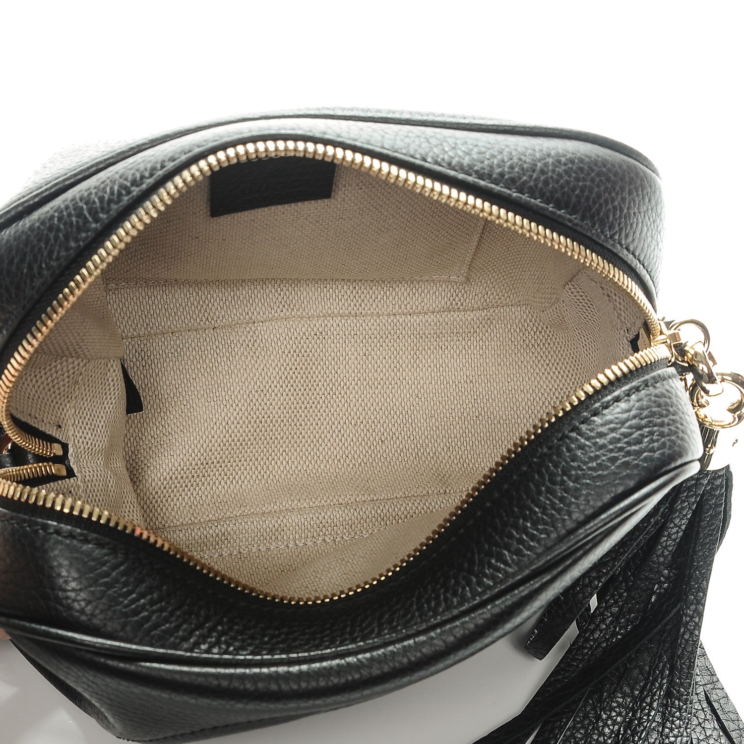 Gucci Pebbled Calfskin Small Soho Disco Bag Black 5 of 7