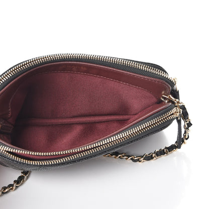 Chanel Caviar Quilted Small Clutch With Chain Black 5 of 9