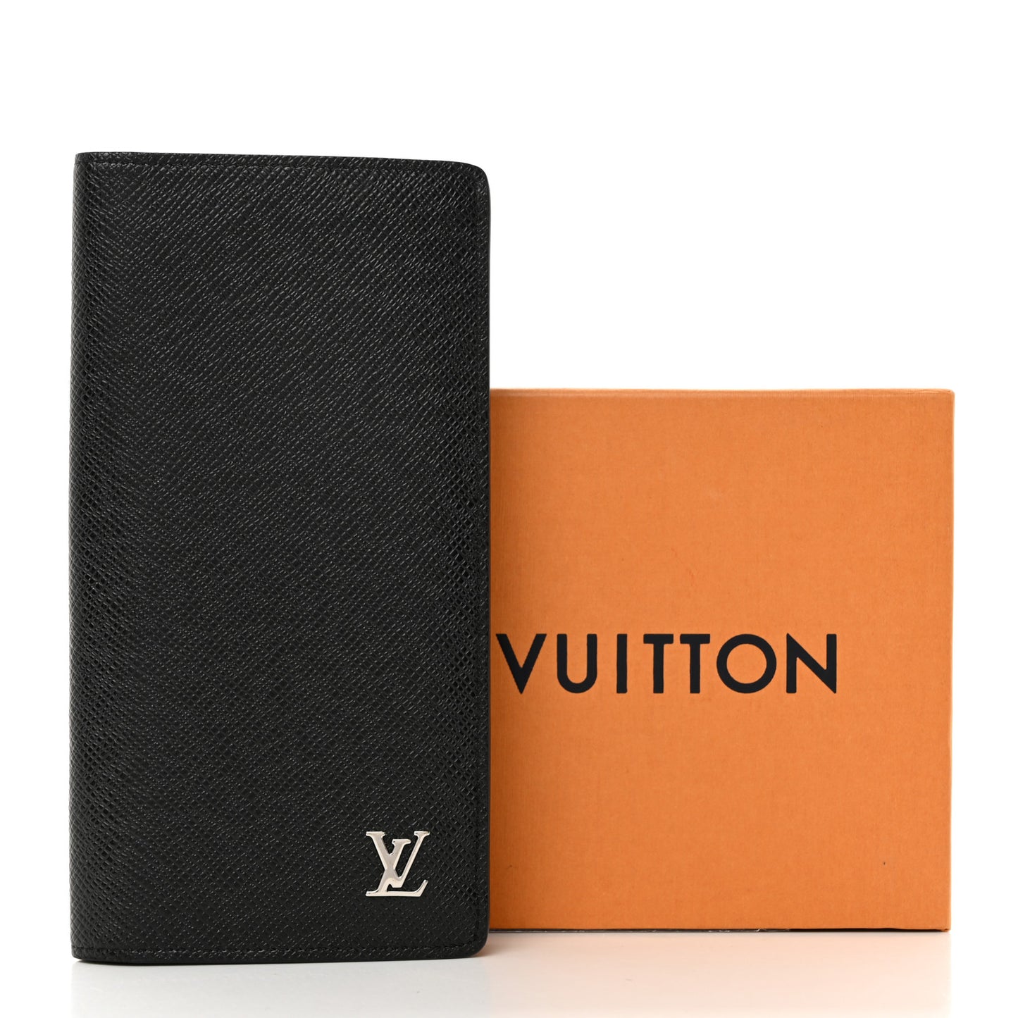 LOUIS VUITTON Taiga Brazza Wallet Ardoise