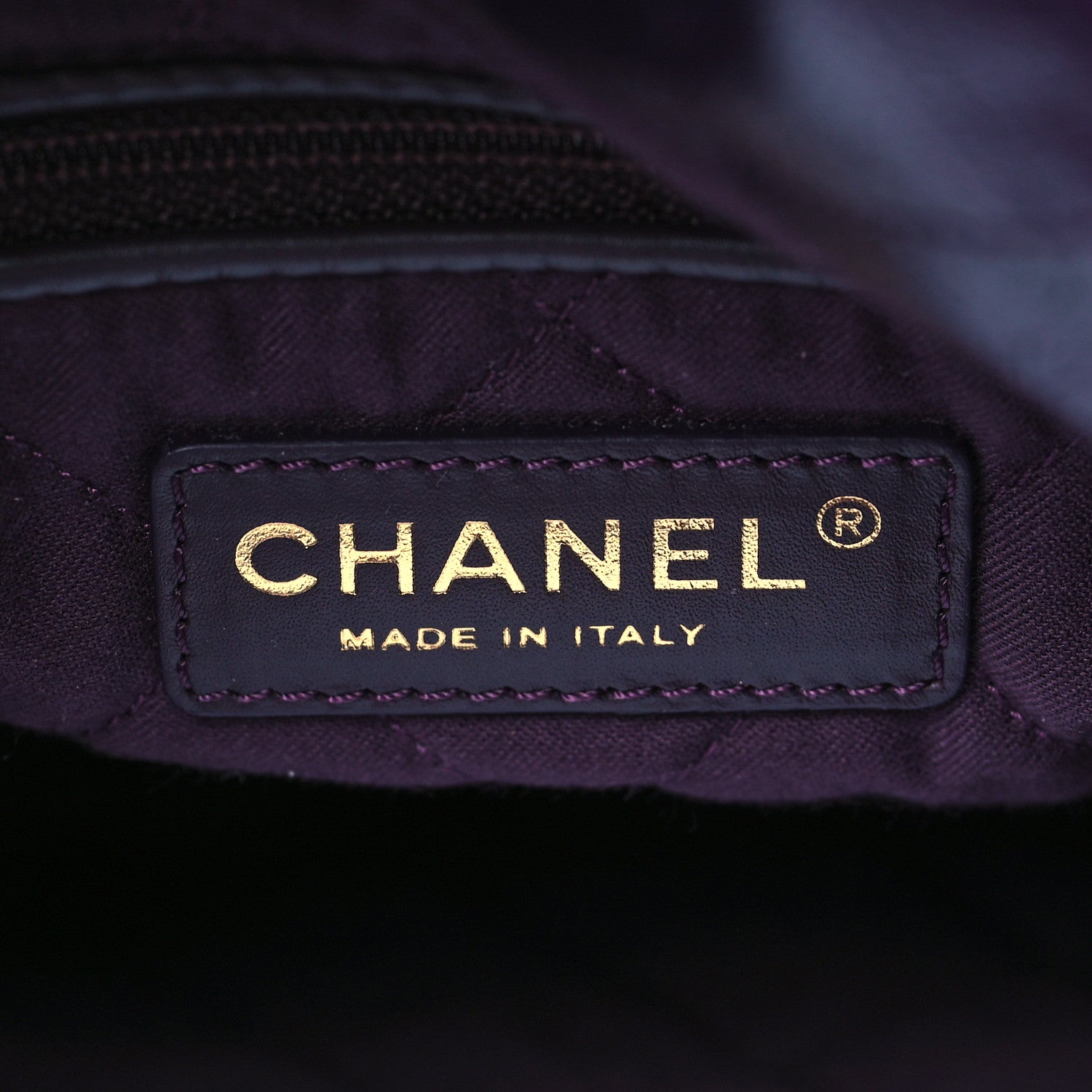 Chanel Metallic Calfskin Quilted Small Chanel 22 Purple 7 of 10