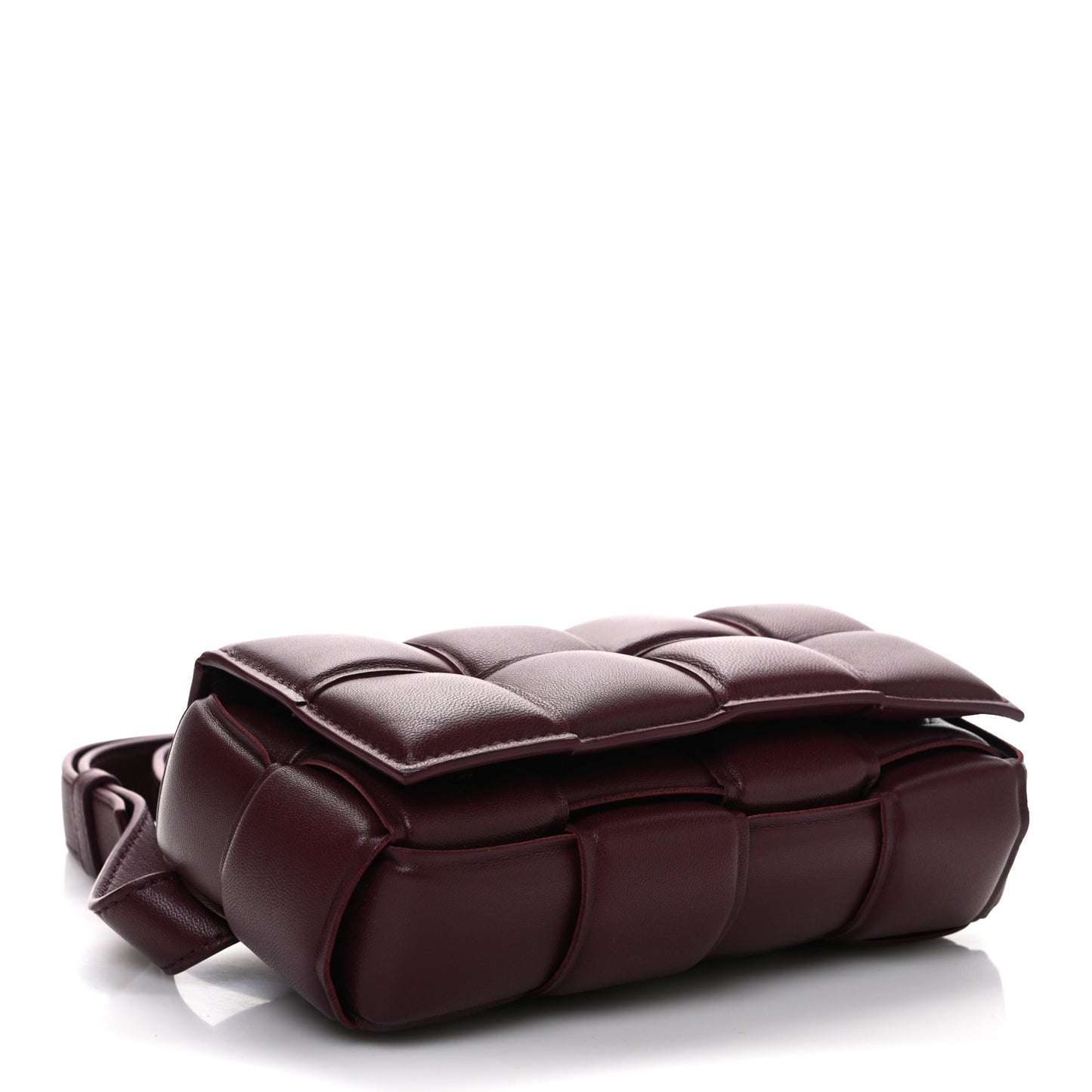 Nappa Maxi Intrecciato Padded The Belt Cassette Bag Barolo