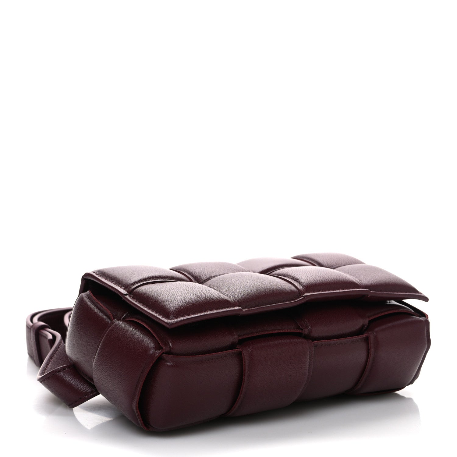 Bottega Veneta Nappa Maxi Intrecciato Padded The Belt Cassette Bag Barolo 4 of 11