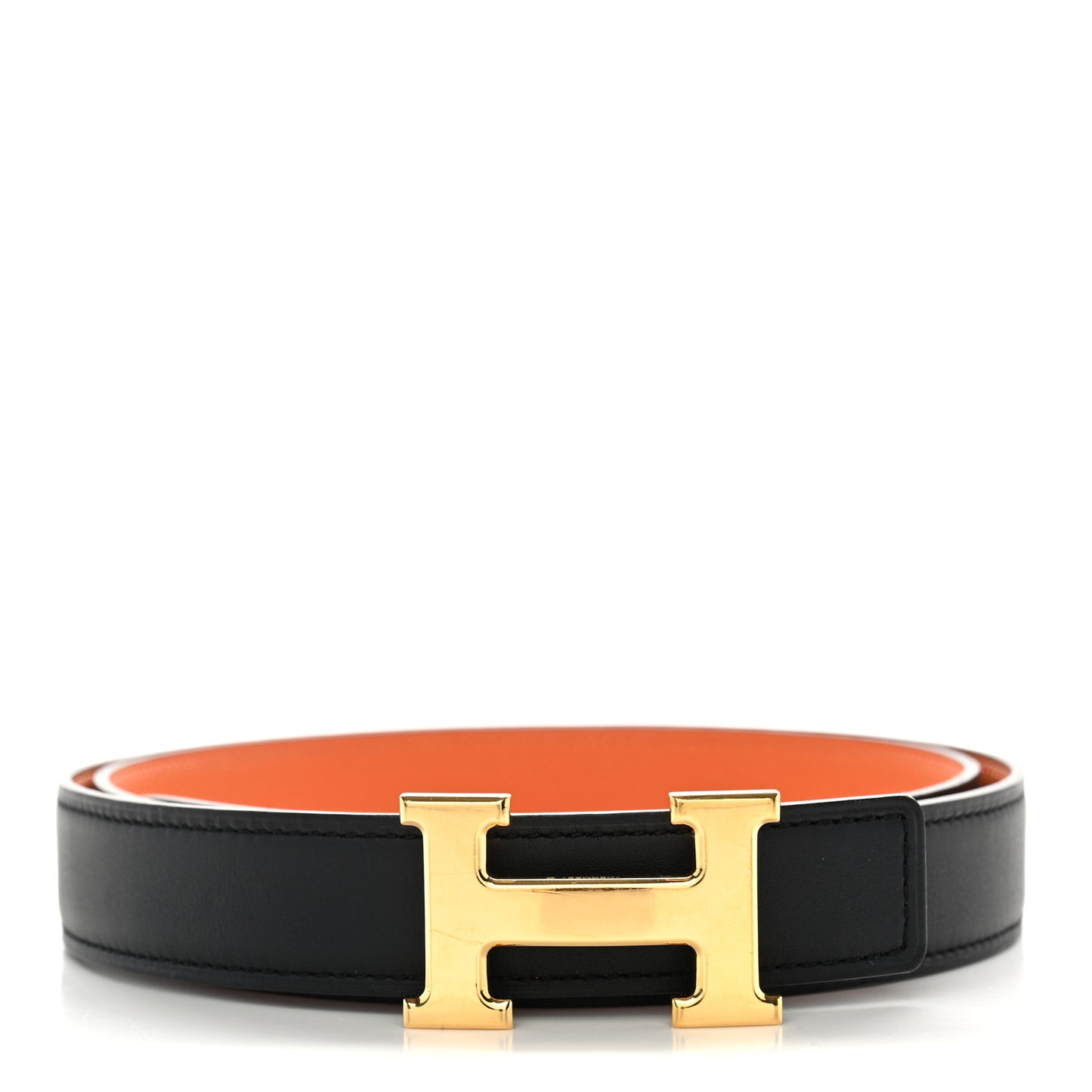 Swift Epsom 24mm Constance H Belt 85 34 Black Orange