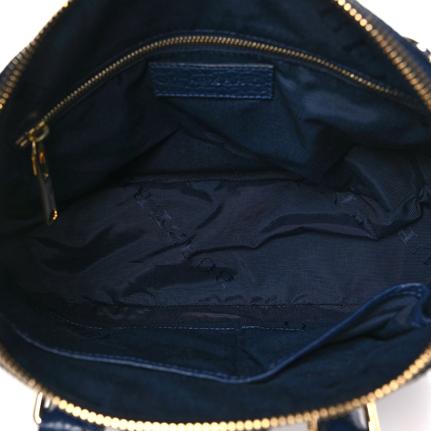 Heritage Grain Small Orchard Bowling Bag Navy Blue