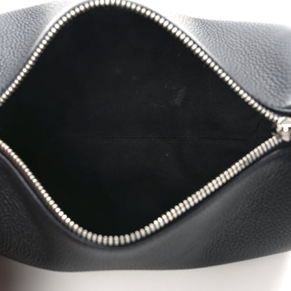 Christian Dior CHRISTIAN DIOR HOMME Grained Calfskin Mens Roller Pouch Black 5 of 12