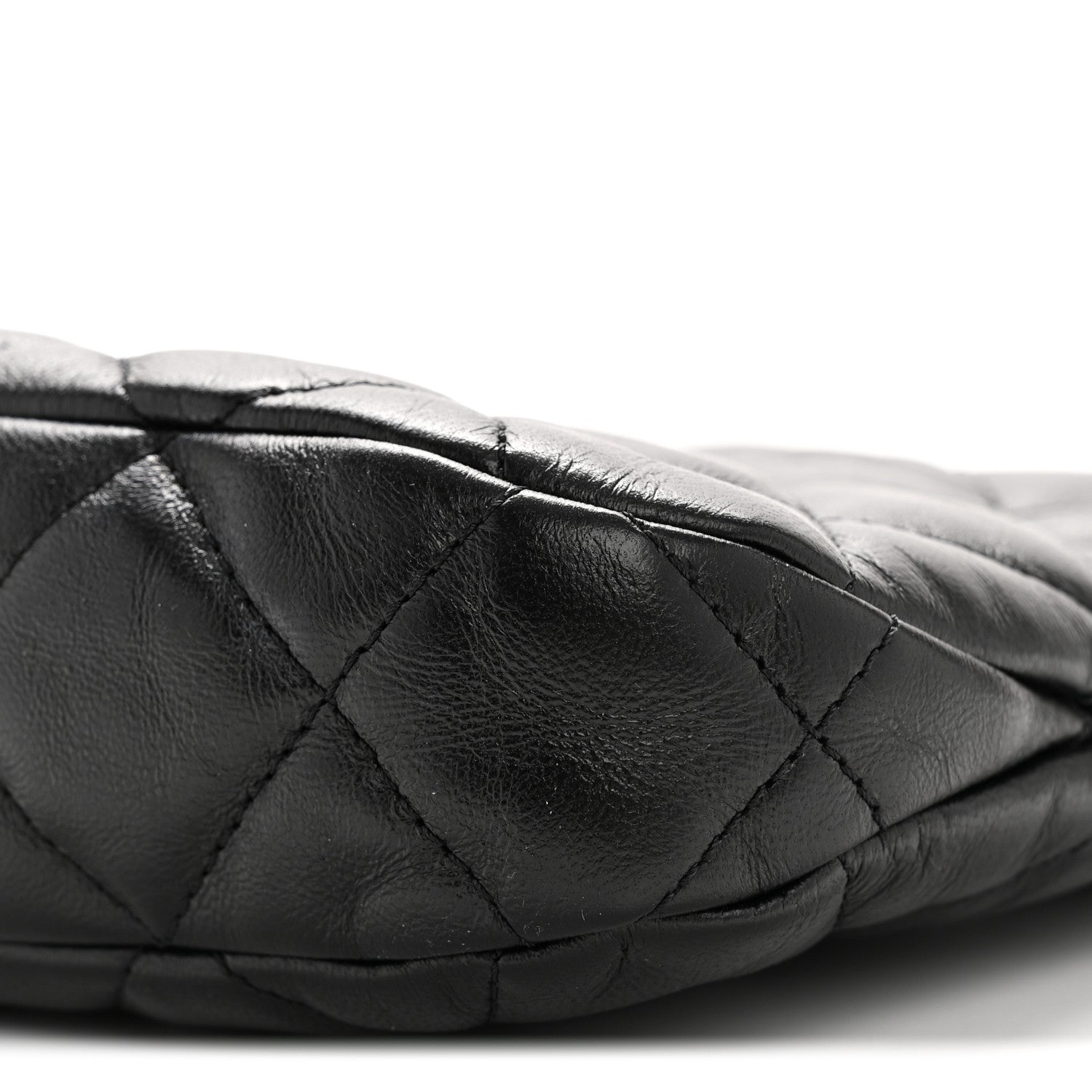 Chanel Lambskin Quilted CC Links Hobo Black 10 of 13