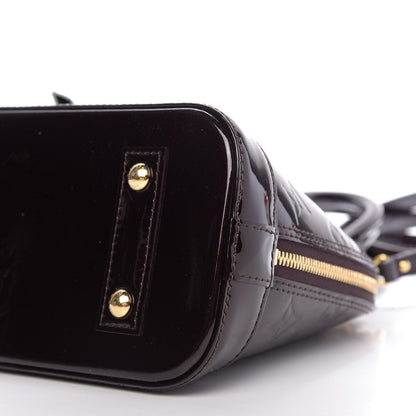 Louis Vuitton Vernis Alma BB Amarante 8 of 10
